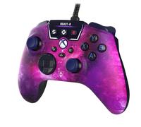 Turtle Beach React-R Nebula Controller di Gioco Cablato con Controlli Audio, Pulsanti Mappabili e Impugnature Testurizzate per Xbox Series X|S, Xbox One e PC [Licenza Ufficiale per Xbox]