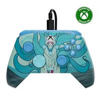 Turtle Beach Rematch Advanced Blue Kitsune Controller da gaming con cavo per Xbox e PC. Con licenza per Xbox con pulsanti rimappabili, grilletti sensibili e comandi audio