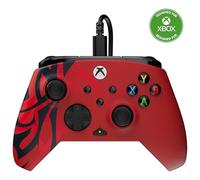 Turtle Beach Rematch Advanced Spirit Red Controller da gaming con cavo per Xbox e PC. Con licenza per Xbox con pulsanti rimappabili, grilletti sensibili e comandi audio