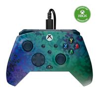 Turtle Beach Rematch Advanced Glitch Green Controller da gaming con cavo per Xbox e PC. Con licenza per Xbox con pulsanti rimappabili, grilletti sensibili e comandi audio