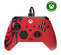 Turtle Beach Rematch Advanced Spirit Red Controller da gaming con cavo per Xbox e PC. Con licenza per Xbox con pulsanti rimappabili, grilletti sensibili e comandi audio