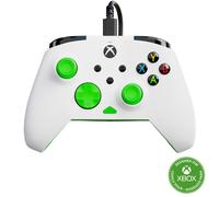 Turtle Beach Rematch Core Bianco/Verde - Gamepad cablato - Con licenza per Xbox Series XS, Xbox One e PC - Pulsanti audio, motori Rumble e grilletti a impulsi, cavo da 3 m