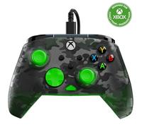 Turtle Beach Rematch Core Camo Nero/Verde - Gamepad cablato - Con licenza per Xbox Series XS, Xbox One e PC - Pulsanti audio, motori Rumble e grilletti a impulsi, cavo da 3 m