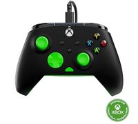 Turtle Beach Rematch Core Nero/Verde - Gamepad cablato - Con licenza per Xbox Series XS, Xbox One e PC - Pulsanti audio, motori Rumble e grilletti a impulsi, cavo da 3 m