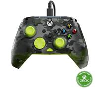 Turtle Beach Rematch Core Ghost Camo Nero/Giallo - Gamepad cablato - Con licenza per Xbox Series XS, Xbox One e PC - Pulsanti audio, motori Rumble e grilletti a impulsi, cavo da 3 m