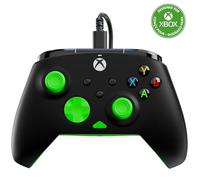 Turtle Beach Rematch Core Nero/Verde - Gamepad cablato - Con licenza per Xbox Series XS, Xbox One e PC - Pulsanti audio, motori Rumble e grilletti a impulsi, cavo da 3 m
