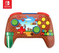 Turtle Beach Rematch Mario Bricks Controller da gaming wireless per Nintendo Switch. Funziona anche con Nintendo Switch 2 - Pulsante C non disponibile.