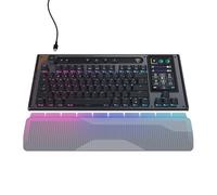 Turtle Beach Tastiera da gioco cablata serie Command KB7 TKL, display touch screen da 4,3 pollici, interruttori effetto Hall a basso profilo Titan, tasti in PBT, True 8K Polling, illuminazione PerKey