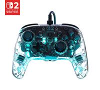 Turtle Beach Afterglow Chiaro controller da gaming RGB cablato con licenza ufficiale per Nintendo Switch 2