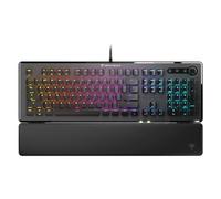 Turtle Beach Vulcan II - Full-Size PC Gaming Keyboard, Titan II Mechanical Switches, Customizable RGB Illuminated Keys, Detachable Palm Rest, Media Controls, Aluminum Top Plate, Numpad - Black