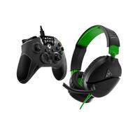 Turtle Beach Xbox Gamers Pack - Include controller Recon cablato (nero) e cuffie da gioco cablate Recon 70 (nero) / Xbox X
