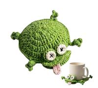 Turtle Coaster, 3D Printed Turtles Cup Holder For Office Home | Funny 3D Knitted Protection Decoration | Turtle Coaster Rugs For Coffee Tea Drink Water Cup Mug Tabletop Office Party Housewarming Teach