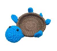 Turtle Coaster, 3D Printed Turtles Cup Holder For Office Home | Funny 3D Knitted Protection Decoration | Turtle Coaster Rugs For Coffee Tea Drink Water Cup Mug Tabletop Office Party Housewarming Teach