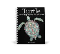 Turtle Coloring Book for Adults
