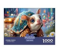 Turtle-Coniglio Jigsaw Puzzle Impossible 1000 Pezzi City Street Decorazione Per La Casa. Giochi Rilassamento E Intelligence Per Adulti E Ragazzi Da 14 Anni 70x50cm/1000pcs
