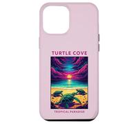 Turtle Cove Bahamas Tramonto Paradiso Tropicale Arte Custodia per iPhone 12 Pro Max
