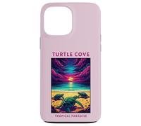 Turtle Cove Bahamas Tramonto Paradiso Tropicale Arte Custodia per iPhone 13 Pro Max