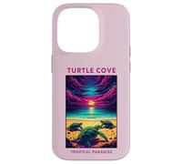 Turtle Cove Bahamas Tramonto Paradiso Tropicale Arte Custodia per iPhone 14 Pro