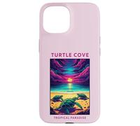Turtle Cove Bahamas Tramonto Paradiso Tropicale Arte Custodia per iPhone 15