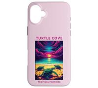 Turtle Cove Bahamas Tramonto Paradiso Tropicale Arte Custodia per iPhone 16 Plus
