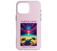 Turtle Cove Bahamas Tramonto Paradiso Tropicale Arte Custodia per iPhone 16 Pro Max