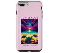 Turtle Cove Bahamas Tramonto Paradiso Tropicale Arte Custodia per iPhone 7 Plus/8 Plus