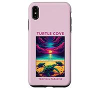 Turtle Cove Bahamas Tramonto Paradiso Tropicale Arte Custodia per iPhone XS Max