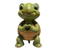 Turtle da giardino - Statua Turtlle Gaarden | Ornameents peer la perr decori domestici | Smaall stattue decorativo adatto per la terrazza di laghetto interno e corridoi esterni ornamenti piccoli