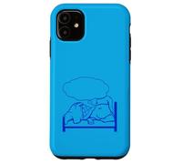 Turtle Dreaming Bubble Sleeping Hat Bed Good Stanchi Night Fun Custodia per iPhone 11
