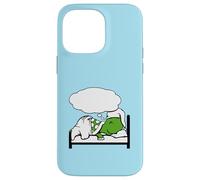 Turtle Dreaming Bubble Sleeping Hat Bed Good Stanchi Night Fun Custodia per iPhone 14 Pro Max