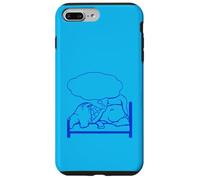 Turtle Dreaming Bubble Sleeping Hat Bed Good Stanchi Night Fun Custodia per iPhone 7 Plus/8 Plus