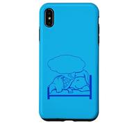 Turtle Dreaming Bubble Sleeping Hat Bed Good Stanchi Night Fun Custodia per iPhone XS Max