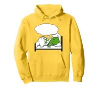 Turtle Dreaming Bubble Sleeping Hat Bed Good Stanchi Night Fun Felpa con Cappuccio