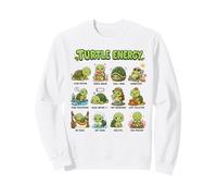 Turtle Energy Kawaii Grafico degli Stati D'animo della Felpa