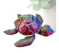 Turtle Fidget Toy, Flexible 3D Sea Creature, Compact Animal Figurine, Interactive Desk Ornament, Stress Relief Item, Ideal for Boys, Girls, Teens, Men, Women, Home Display Use