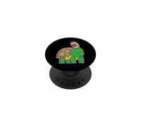 Turtle gioca a football americano PopSockets PopGrip Adesivo