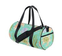 Turtle Green Sea Travel Duffel Bag Shoulder Weekender Pernottamento Borsa Sport Multifunzionale
