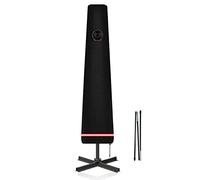 Turtle Life Copertura per ombrellone da 250 cm, con asta, copertura per ombrellone impermeabile, 250 cm, antivento, copertura per ombrellone nero, 250 x 50/55 cm