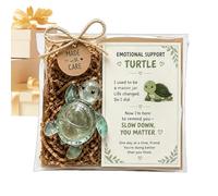 Turtle Miniature, Resin Statua con Cute Design, Ideal Heartwarming Decor