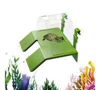 Turtle Ramp Ladder - Double Reptile Resting Climb, Tortoise Ramp with Sturdy Build, Basking with Easy Grip, Tank Ramps Safe Edge, Terrarium Enclosure Use for Shelter Home