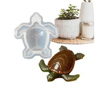 Turtle Resin Mold, Silicone DIY Craft Mould, Tortoise Shape Casting Tool for Handmade Candle Soap Plaster Decor, Flexible Non Stick Design, Crafting Supplies Kit, Home Holiday Party Ornament Making