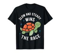 Turtle Slow And Steady vince le Tartarughe Gara Maglietta