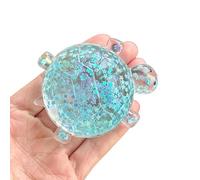 Turtle Squeeze Toy, Soft Glitter Slow Rising Figure, Sensory Fidget Accessory, Stress Relief Plaything for Adults, Home, School, Office, Work, Study, Travel, Relaxation