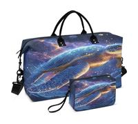 Turtle Starry Sky Travel Duffle Bag Gym Yoga Carry on Borse per uomo donna Weekender Bag, Cielo Stellato Tartaruga, Taglia unica, Borsone da viaggio