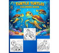 Turtle Turtles: Coloring Book