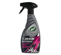 Turtle Wax Hybrid Solutions Ceramic 3-in-1 Detergente per Auto, lavaggio senza acqua, protezione duratura con cera idrofobica e alta brillantezza, sicuro su vernice, vetri, rifiniture e cerchi, 500 ml