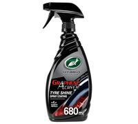 Turtle Wax Hybrid Solutions Graphene Acrylic Spray per Pneumatici, finitura nera intensa a lunga durata, senza schizzi, resistente all’acqua, con protezione contro raggi UV e sporco, 680 ml