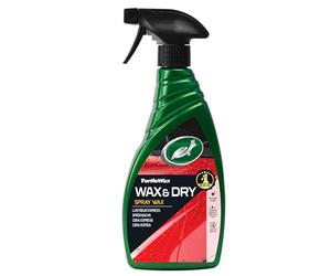 Turtle Wax Wax It Dry Car Wax Spray - facile applicazione in un unico passaggio per lucentezza e protezione, formula carnauba e polimero, resistente all'acqua, senza aloni, finitura lucida