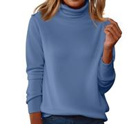 Turtleneck Sweater Women Long Sleeve Casual Knitted Pullover Wool Warm Cozy Tops Cashmere Sweaters Fall Winter Clothes