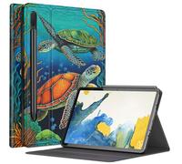 Turtles Custodia per Samsung Galaxy Tab S8 Plus/Tab S7 FE 12,4" 2021 / Galaxy Tab S7 Plus 2020, custodia con angoli di visualizzazione multipli con supporto S Pen e auto sleep/wake